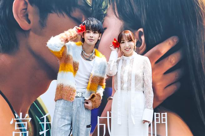 鼓鼓18日舉辦微電影首映會，陳玉珊導演特別來站台。（羅永銘攝）