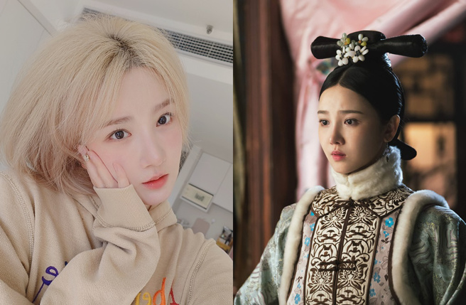 陈小纭因在《如懿传》中饰演惢心一角打开知名度，被誉为最美宫女。（图／取自微博）
