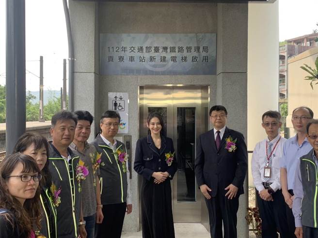 新設立之無障礙電梯。（徐佑昇攝）