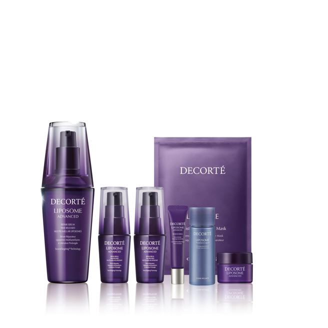 SOGOplus线上购物平台4月22日限日贩售，DECORTE小紫家族全能修护组，优惠价4300元。（SOGO提供）