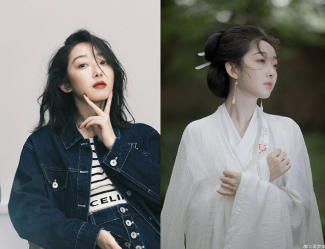 女星蒋梦婕。（图／摘自蒋梦婕微博）