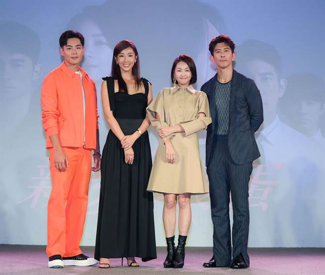 禾浩辰、隋棠、六月、修杰楷出席《亲爱坏蛋》首映会。（三立提供）