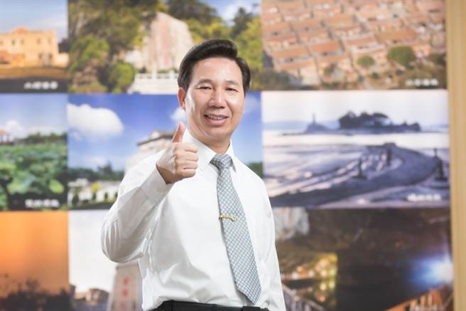 民眾党证实金门县长陈福海早已低调入党，官网也已刊出他的县市首长简介。(图／陈福海办公室提供)