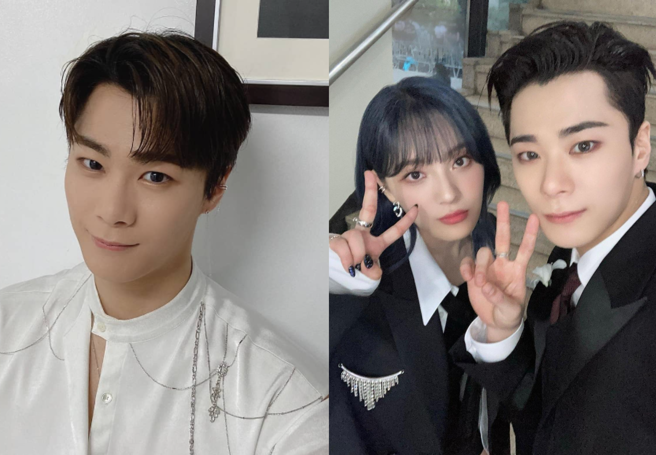 ASTRO成员文彬19日离世得年25岁。（图／撷取自文彬IG、撷取自推特）