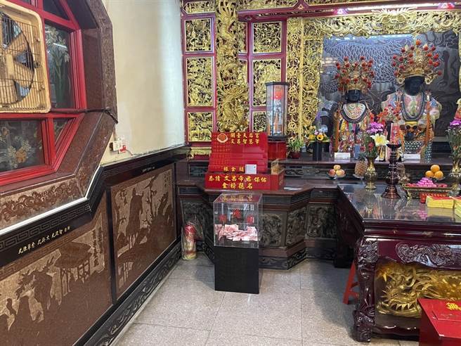 窃贼缺钱花用，竟觊觎庙宇的香油钱。(警方提供／曹婷婷台南传真)