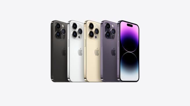 新光三越iPhone 14 Pro，推荐价3万4900元起。（新光三越提供）