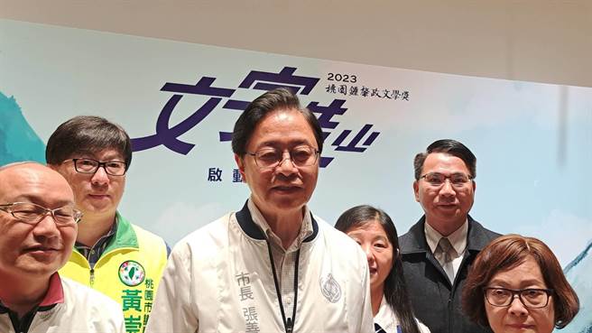 桃园市长张善政表示，桃园目前没有出访的计画。（陈梦茹摄）