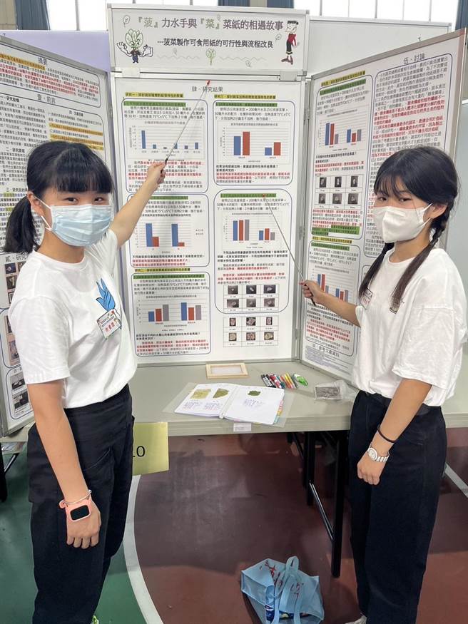 苗栗县君毅中学国中部参加苗栗县科展再获佳绩。（君毅中学提供／谢明俊苗栗传真）