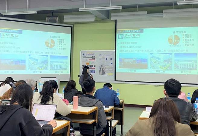 中原工业系办理实习报告竞赛，学生分享暑期公司实习成果及心得。（中原大学提供／蔡明亘桃园传真）