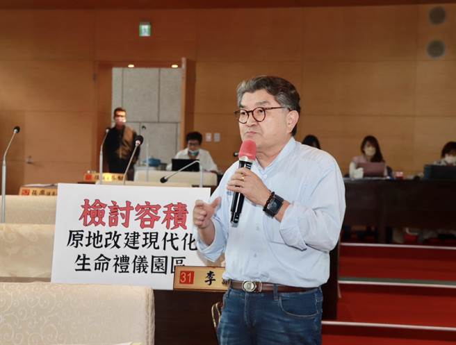 台中市议员李中建议，殡仪馆改建应检讨容积率、整合周边产业聚落，规画为生命礼仪园区，也同时整顿周边的景观环境。(李中提供)