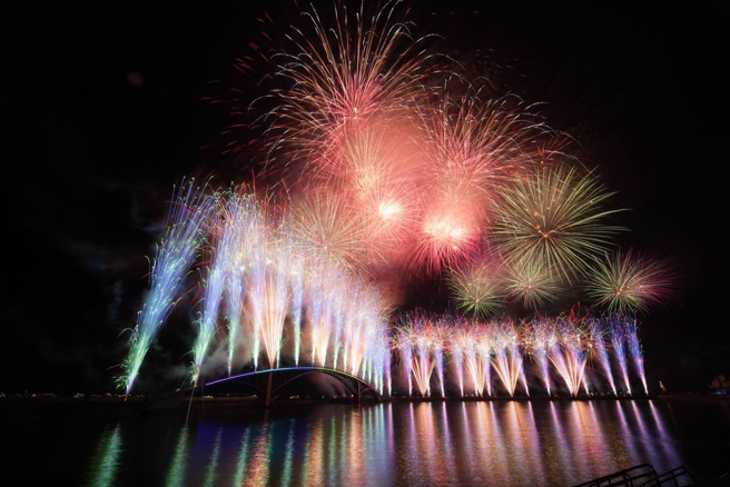 澎湖花火节开幕 最新画面曝光（照片澎湖县政府提供）