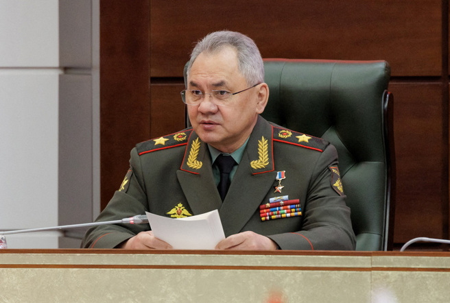 俄国国防部长萧依古（Sergei Shoigu）。（图／路透社）