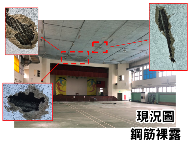 江永昌成功向中央争取重建漳和国中羽球馆经费。（江永昌办公室提供）