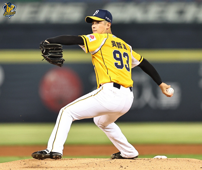 吴哲源是中信兄弟最稳定的本土投手。（中信兄弟提供）