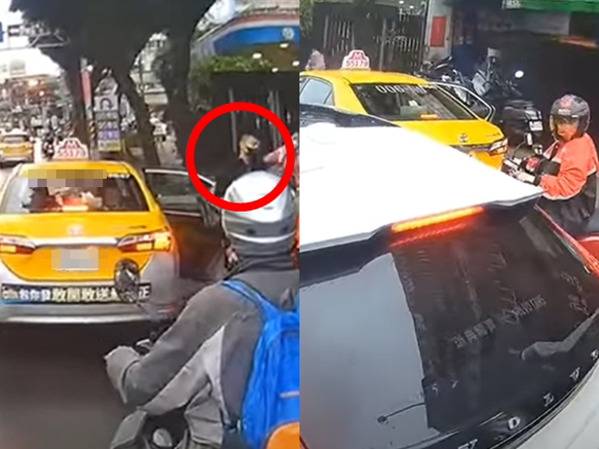 司机做笔录时说当下听到枪声吓坏，但不敢直接离开，怕对方朝他开枪，警方做完笔录见司机惊魂未甫，拿了三宝便当给他，也意外让该便当店爆红。（翻摄画面）