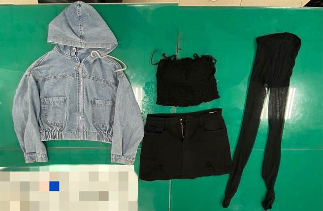 警方查扣陈嫌犯案时衣着。（警方提供）