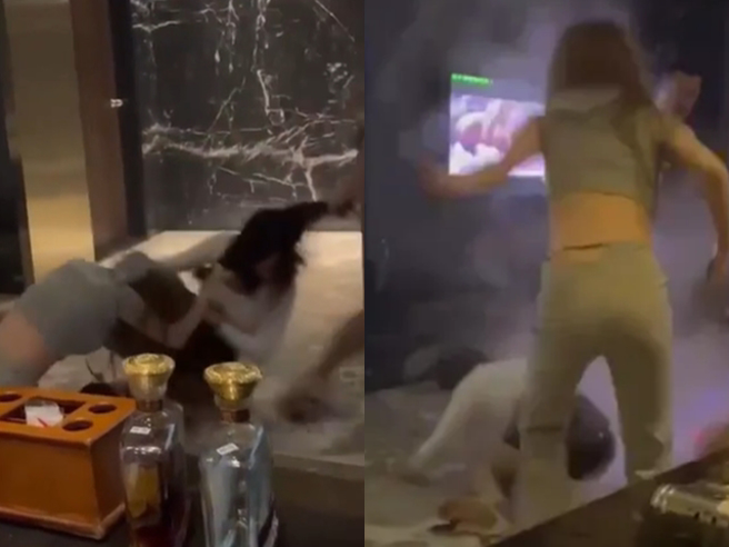 台中一间KTV日前发生恐怖泼汤事件，造成一名女子脸部、颈部严重烧烫伤。（翻摄照片）