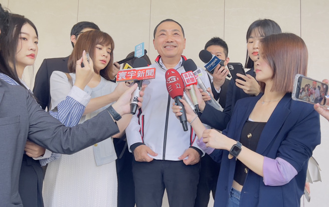 被徵召会说「Yes,I do」？侯友宜：这是我该做的。（记者吕健豪摄）