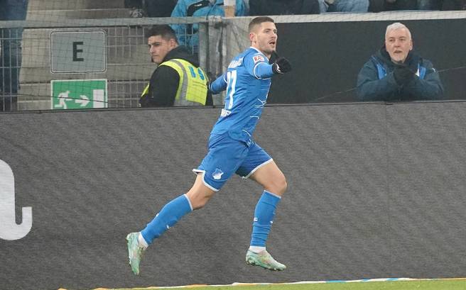 克罗埃西亚前锋 克拉马里奇 本赛季为霍芬海姆攻进9 球（图片来源︰达志影像）