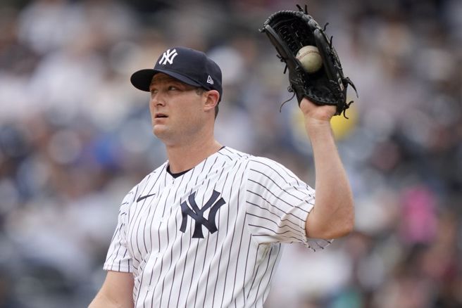 洋基投手寇尔。（美联社）