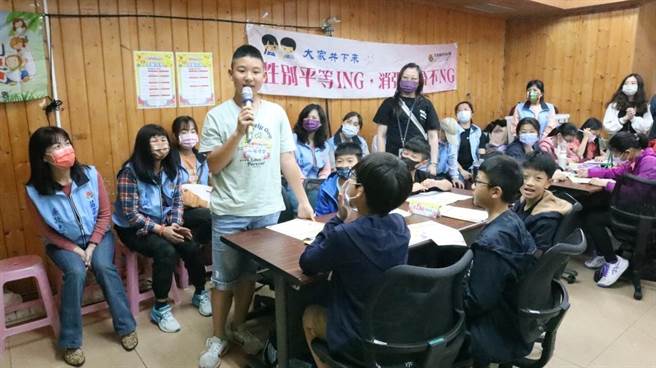 苗栗县政府政风室举办小小廉能营。（苗栗县政府提供／谢明俊苗栗传真）