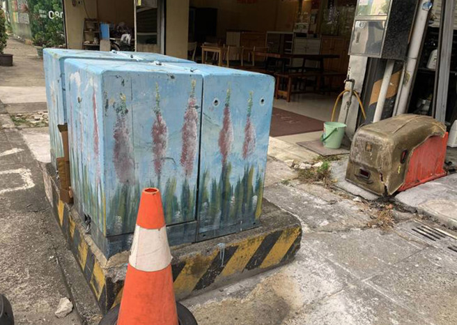 变电箱示意图。（本报资料照／市议员黄守达服务处提供、陈世宗台中传真）