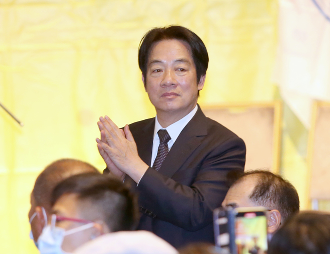 副总统赖清德（图）在接受民进党提名时说「2024这场选举是『民主与专制的抉择』」。（中时资料照／范扬光摄）