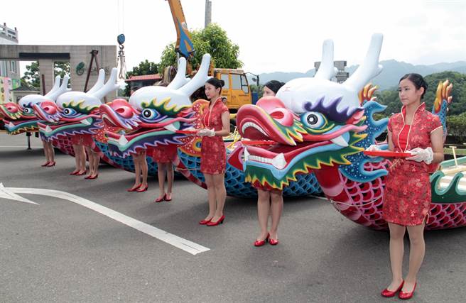 苗栗龙舟赛每年都会举办点睛仪式。（苗栗县政府提供／李京升苗栗传真）