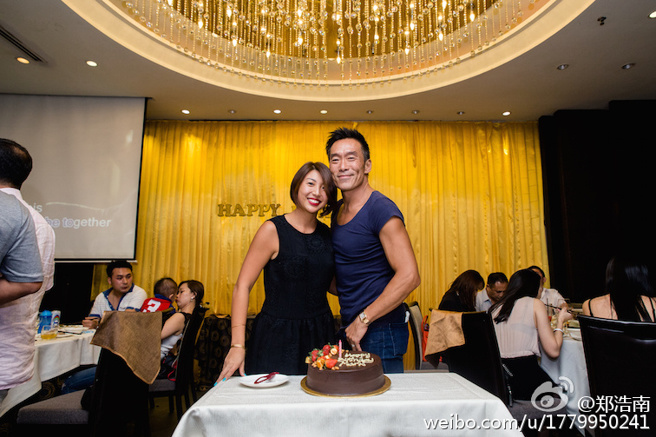 郑浩南没否认老婆鲍爱玲变心。（图／微博@郑浩南）