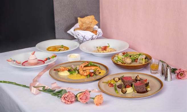 母亲节檔期，业者提供5月6日至5月14日为期两个周末的母亲节专属套餐，套餐以「春旬」为主题发想。(国泰饭店观光事业提供)