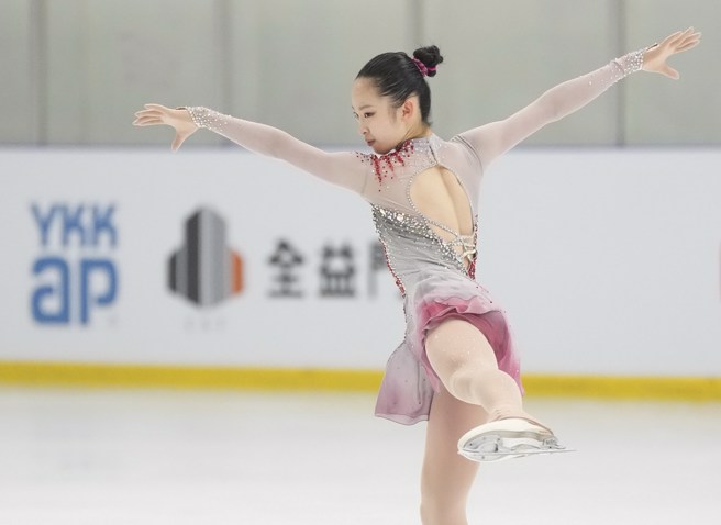 蔡玉凤。(中华民国滑冰协会提供)