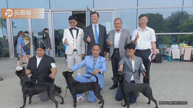 高雄首次世界级毛孩比赛，罗达生：公私协力提升大眾对毛孩的关心。（品观点、高雄市农业局提供）