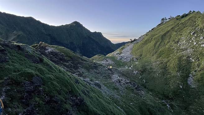 北三段能高安东军纵走路线。（罗亦晽摄）