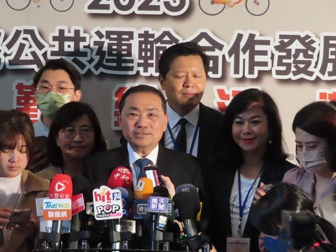 新北市长侯友宜强调，没有安全就没有一切。（叶德正摄）