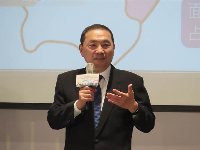 新北市长侯友宜表示，感谢新加坡帮他做的一切。（叶德正摄）