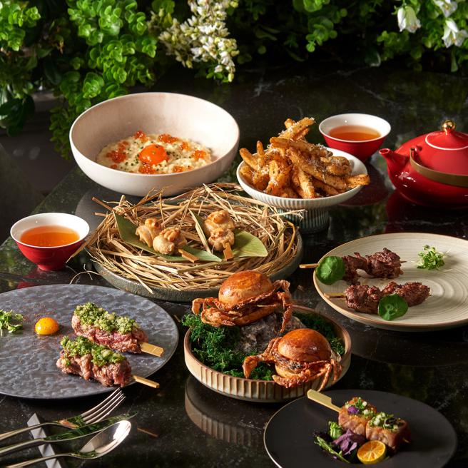 微風集團打造百貨首家自有fine dining餐飲品牌「IVY GARDEN」，主打特色食材、原創手法。（微風提供）