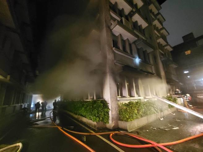 调查局大火(翻摄画面)