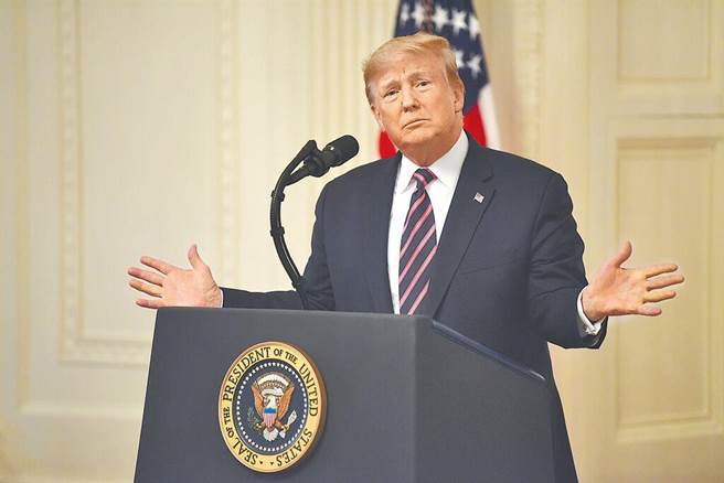 图为美国前总统川普。（中新社）