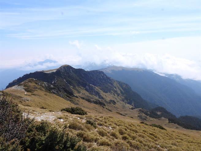 奇莱东棱路线。（罗亦晽摄）