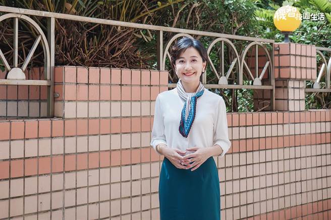 陈婉婷曾客串《机智校园生活》演出锺岳轩的妈妈。（TVBS提供）