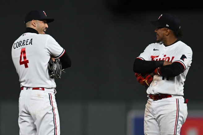 双城击败洋基，提前拿下系列赛胜利。（路透）