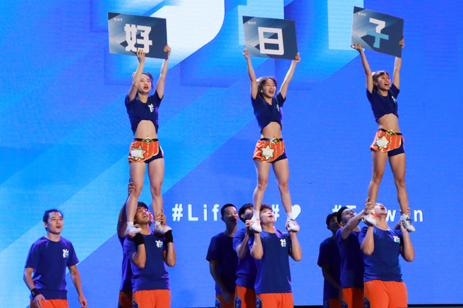 台湾啦啦队赴美夺冠，现场却误播大陆国歌。图为世新大学啦啦队。（资料照／示意图）