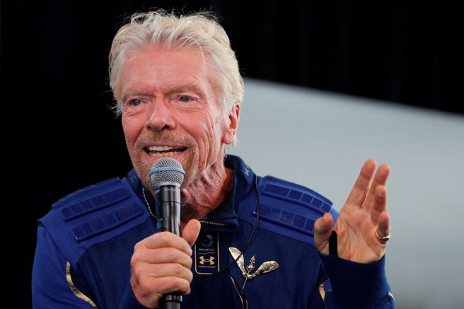 维珍集团（Virgin Group）创始人布兰森（Richard Branson）。(图/路透社)
