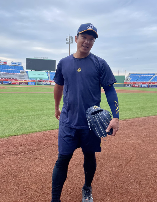 中信兄弟周思齊本季首度升上一軍。（毛琬婷攝）