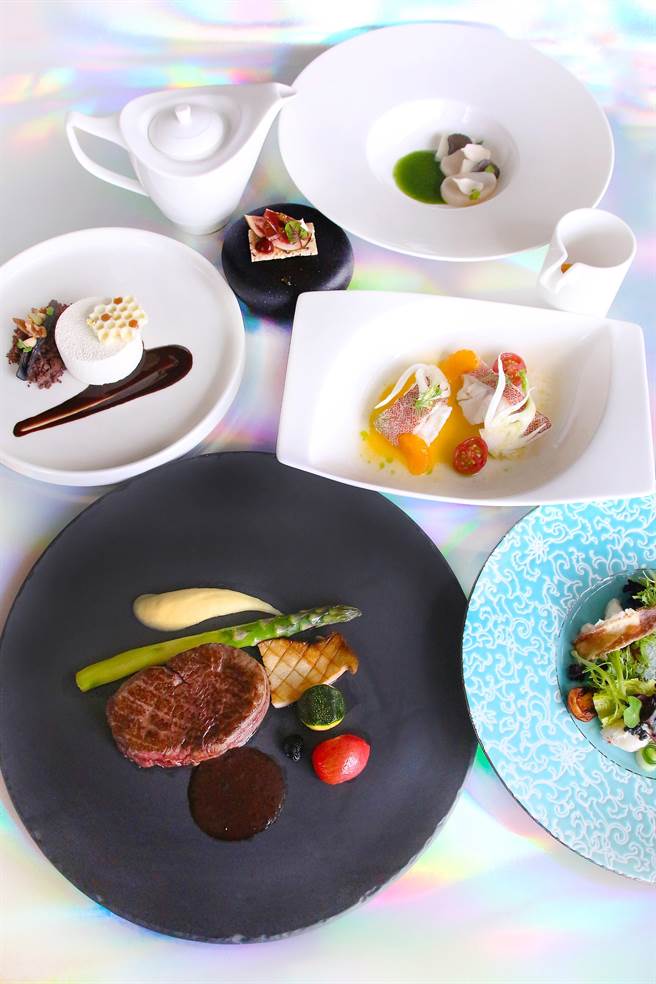 庆祝母亲节，日月千禧酒店24F极炙牛排馆自5月12日晚餐以及13至14日午、晚餐时段端出「纯净之美」顶级套餐。（日月千禧提供／冯惠宜台中传真）