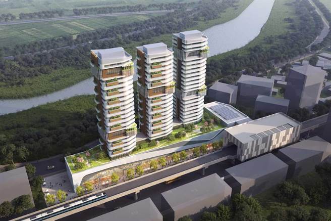 新北市捷运局今举行捷运三莺线妈祖田站捷运开发案招商说明会，市府预估投资金额约46亿元，将来可兴建2万1400坪的捷运共构大楼。（捷运局提供）