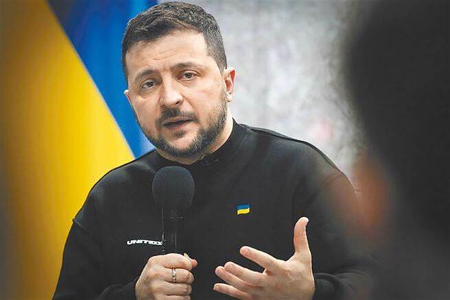 乌克兰总统泽伦斯基。（美联社）