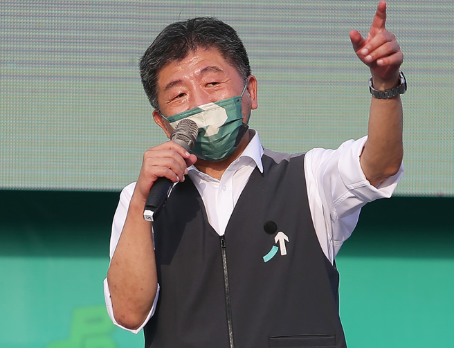 卫福部前部长陈时中10日回应BNT疫苗採购争议，遭国民党台北市议员徐巧芯抓包与过去说法不一。（中时资料照／季志翔摄）