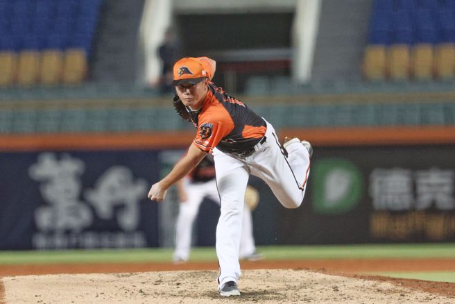 統一獅林子崴。（統一獅提供）