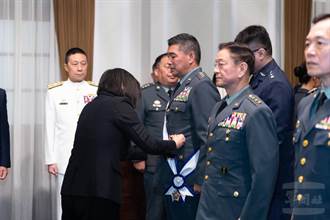 蔡總統今主持國軍重要高階幹部授勳暨授階典禮